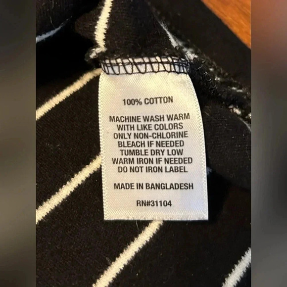 Kim Rogers women’s sz 2X Plus sz 22, black, white, long sleeves - Picture 4 of 7